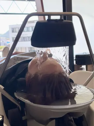 ショート カラー パーマ メンズ 岡田 恭明のヘアスタイル