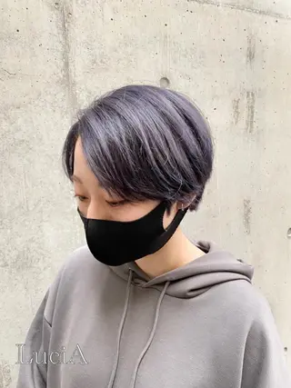 ロング ヘアアレンジ カラー LuciA/エクステ カラーのヘアスタイル