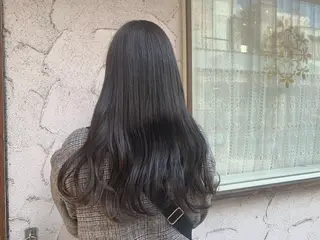 ロング カラー One By The Ect所属・ショート/脱白髪染め ☆宇﨑悠実のヘアスタイル