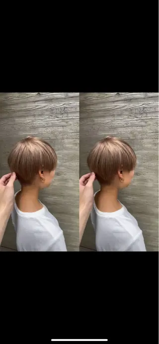 ショート カラー オージュアソムリエ DAIKI⭐️のヘアスタイル