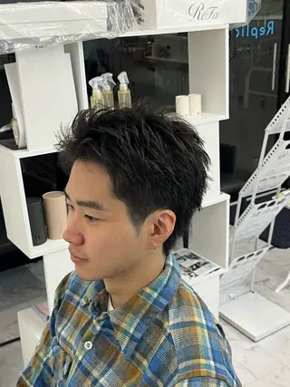 メンズ レプリカ戸塚所属・✨メンズパーマ✨ 古川凌大のヘアスタイル