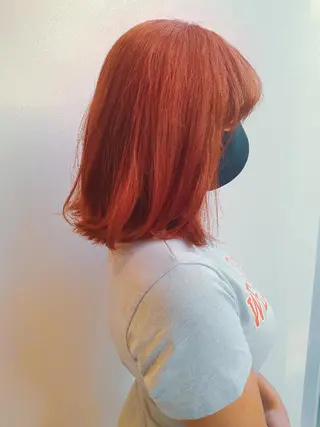 カラー ミディアム 髪質改善/ブリーチ 田代 龍我のヘアスタイル