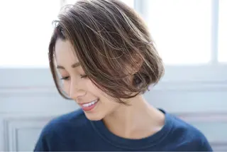 ショート カラー パーマ Manager 川井 崇彦のヘアスタイル
