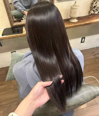 ロング 馬場 瑞穂のヘアスタイル