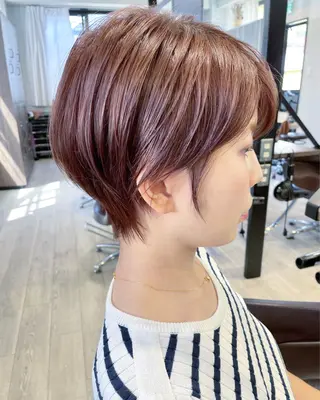 ショート カラー 神野 雅樹のヘアスタイル