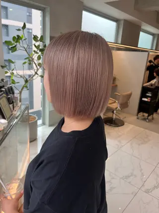 ショート カラー れんか/レイヤー/メ ンズ/ベージュ/艶髪のヘアスタイル