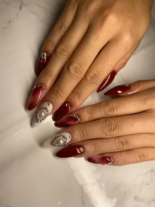 ロング ネイル nail salon azuのネイルデザイン