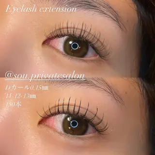 マツエク・マツパ private salon SOU所属・ﾄｰﾀﾙｾﾗﾋﾟｽﾄ MANAのマツエク・マツパデザイン