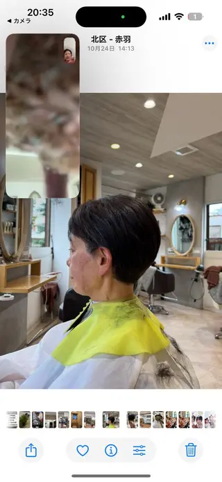 ショート 赤羽No.1人気 ❤️胡(フウ)❤️のヘアスタイル