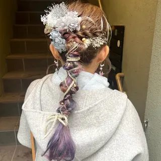 ロング カラー ヘアアレンジ KIHO ｜Bond 三軒茶屋のヘアスタイル