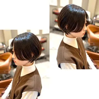 ショート カラー Realme  京都四条烏丸ドゥエby  yk所属・小塚 耀介✂︎ ショートボブ特化のヘアスタイル