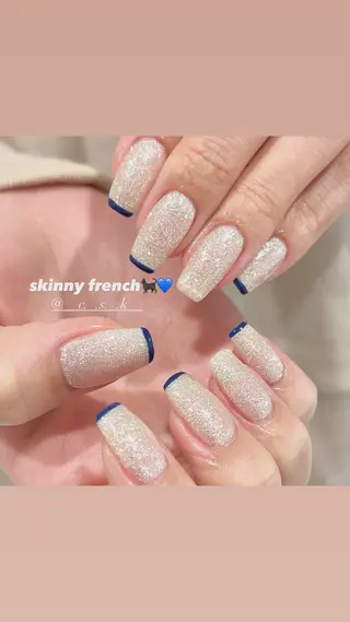 ネイル 🎀チーク/ちゅるん 🫧chisa🎀のネイルデザイン