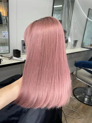 セミロング MONIQA【モニカ】所属・名古屋ハイトーン/ 🐶ブリーチ専門店のヘアスタイル