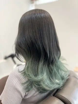 セミロング カラー noa.所属・noa. 高橋タツヤのヘアスタイル