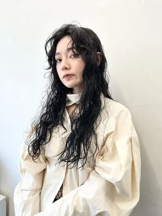 ロング カラー パーマ レイヤーカット/艶髪 ✨💭KIRARIのヘアスタイル