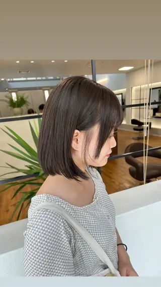 ミディアム ながの みさきのヘアスタイル