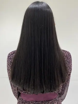 ロング カラー 【縮毛矯正/レディー スカット】美涼🎀のヘアスタイル