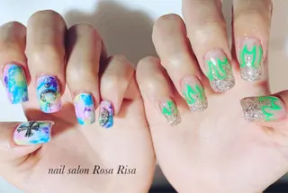 ミディアム ネイル ネイルスタジオ シェイクユアハンズのネイルデザイン