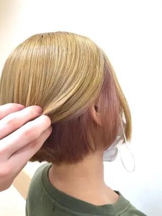 ショート カラー 失敗しないパーマ 赤塚雄輝のヘアスタイル