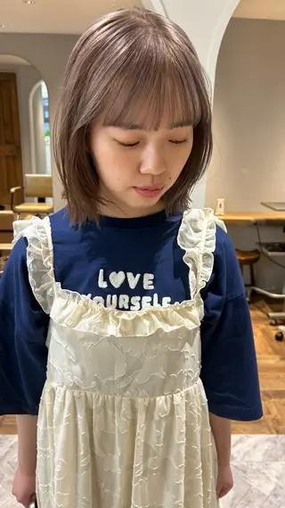 ショート カラー じゅわっと暖色カラー 🍊Moemiのヘアスタイル