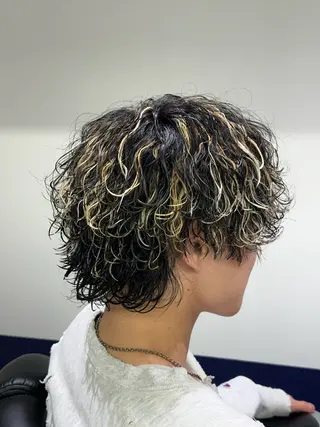 ミディアム パーマ 千葉弘平 メンズパーマ特化のヘアスタイル