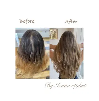 ロング カラー パーマ ヘアアレンジ メンズ キッズ ネイル 美容室 ソンリエのヘアスタイル