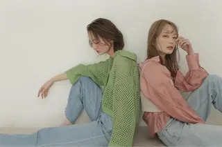 セミロング カラー AVANCE.光明池所属・megumi ⭐︎のヘアスタイル