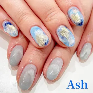 ネイル 🩵NORIKO 上品ネイルが得意🩵のネイルデザイン