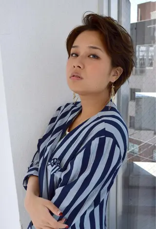 ショート 地肌ケアヘッドスパ専門店　頭皮のおふろ所属・ケア専門美容室 ー代表／湯浅昂三郎のヘアスタイル