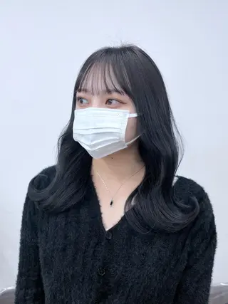 セミロング カラー パーマ ヘアアレンジ メンズ キッズ ネイル マツエク・マツパ アイブロウ 韓国×髪質改善💊 似合わせ/武田涼のヘアスタイル