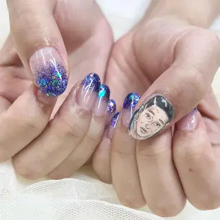 ミディアム ネイル 池袋痛ネイル Nok. 渡辺のネイルデザイン