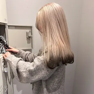 ロング 透明感カラー/ 髪質改善✨️💞萌愛のヘアスタイル