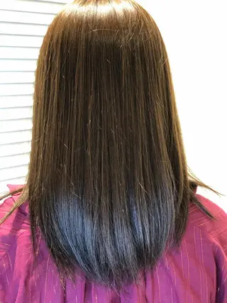 ミディアム カラー kawabe maikoのヘアスタイル
