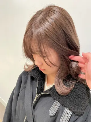 ミディアム カラー TAYAアトレ恵比寿店所属・TAYA 玲央のヘアスタイル