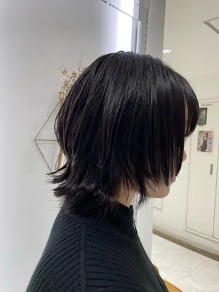 ショート 長町/酸性ストレート /曲がる縮毛矯正のヘアスタイル