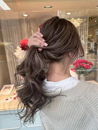 ロング カラー 💎夏葵 ハイライト /デザイン特化のヘアスタイル