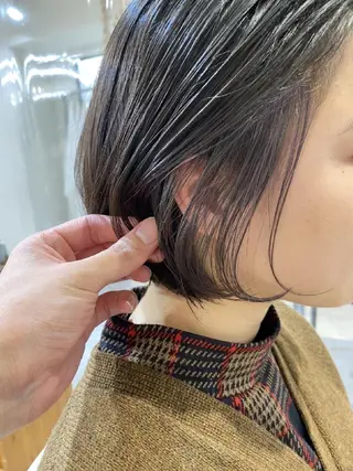 ミディアム カラー ﾒﾝｽﾞ＆ｼｮｰﾄ LEA山村真史のヘアスタイル