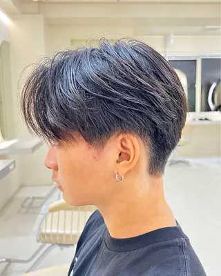 メンズ 横浜/ショート/ レイヤーカットのヘアスタイル