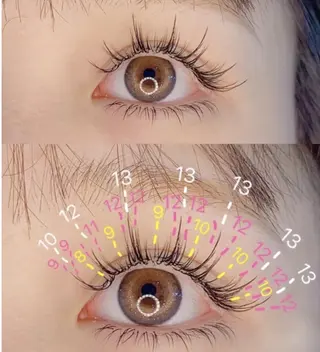 マツエク・マツパ Cute B e au t yのマツエク・マツパデザイン