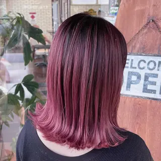 ミディアム カラー 犬飼 幸志のヘアスタイル