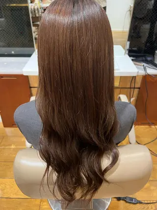 ロング 村中 逸紀のヘアスタイル