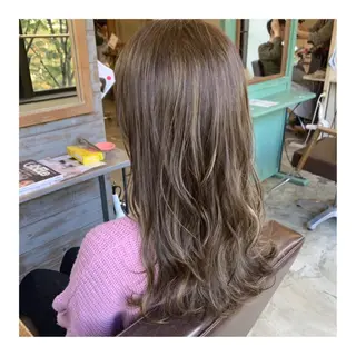 ロング カラー ヘアアレンジ merci.所属・🌻あいり merci.🌻のヘアスタイル