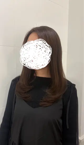 ロング カラー アフェクション金山所属・透明感カラー🫧/ 艶感/ayanaのヘアスタイル