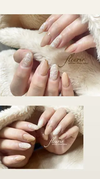ネイル フルリール 【プライベートサロンのネイルデザイン