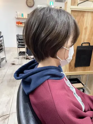 ショート sherry【シェリー】所属・miho 大国町 柔らかハイトーン💛のヘアスタイル