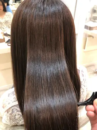 ロング 須賀 一美のヘアスタイル