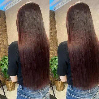 ロング カラー tocca 💜石田愛結💜のヘアスタイル