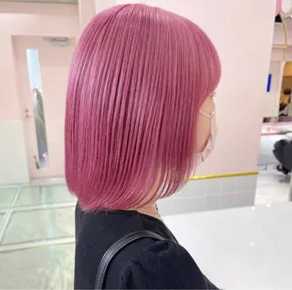 ショート カラー 🦄垢抜けボブ特化× 暖色カラー未来🦄のヘアスタイル