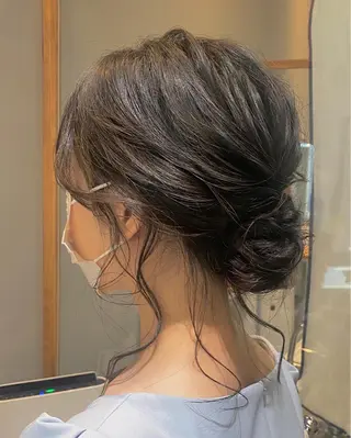 ロング F-card所属・shiga mariaのヘアスタイル