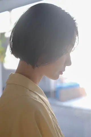 ショート いつくし所属・ボブ/グラボブ/ カラー　越智葵葉🍃のヘアスタイル